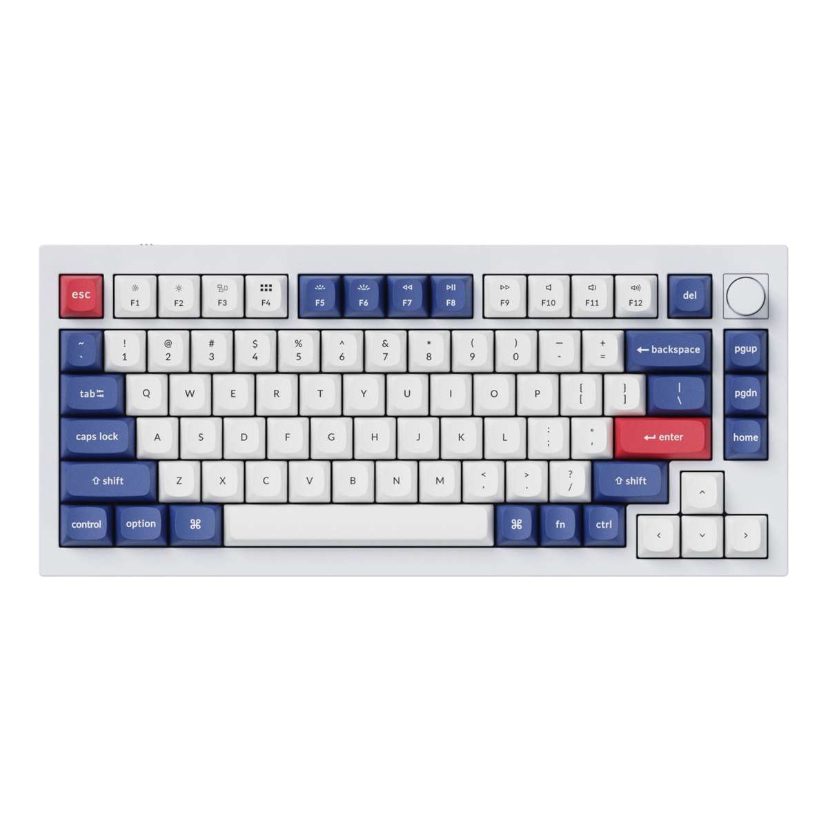 Keychron Double-Shot PBT OSA Keycap Set - Blue and White