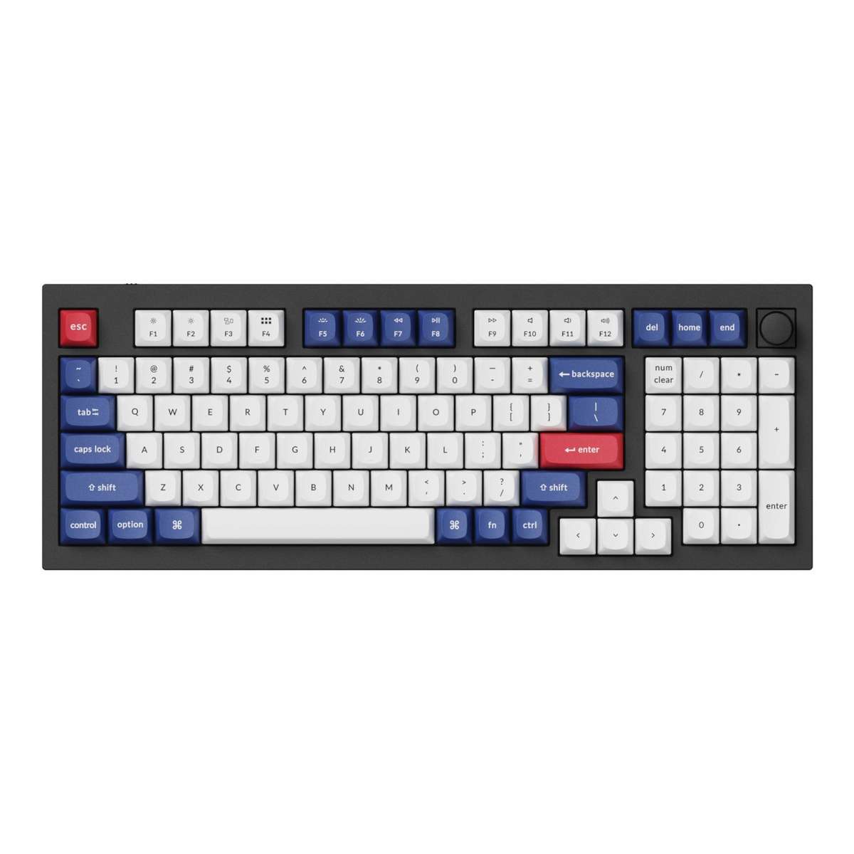 Keychron Double-Shot PBT OSA Keycap Set - Blue and White