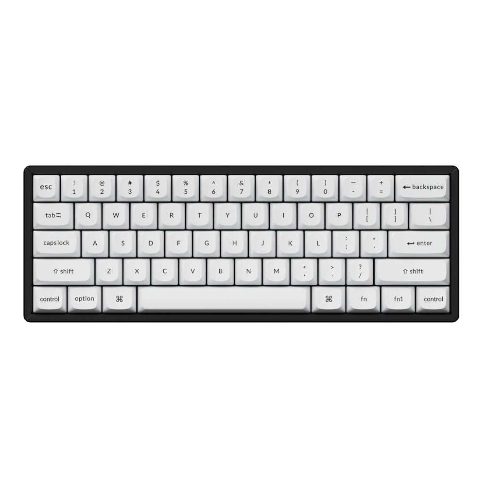 Keychron Double Shot PBT OSA Full Keycap Set - Black/White