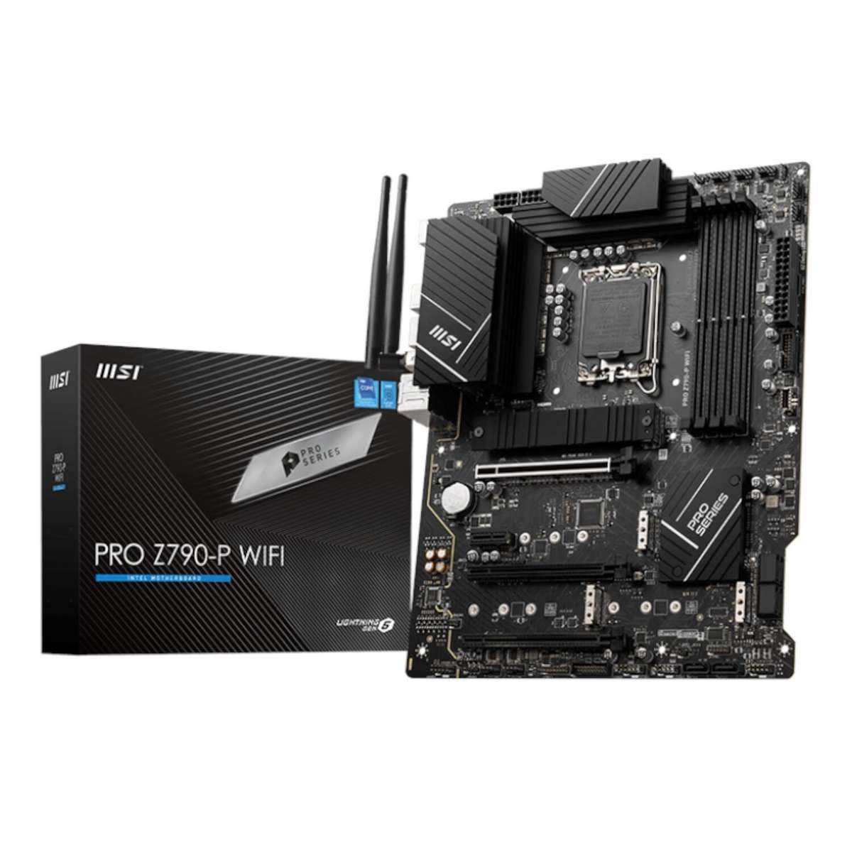 MSI PRO Z790-P WIFI Motherboard &#x2013; Intel Z790, Wi-Fi 6E, DDR5, ATX