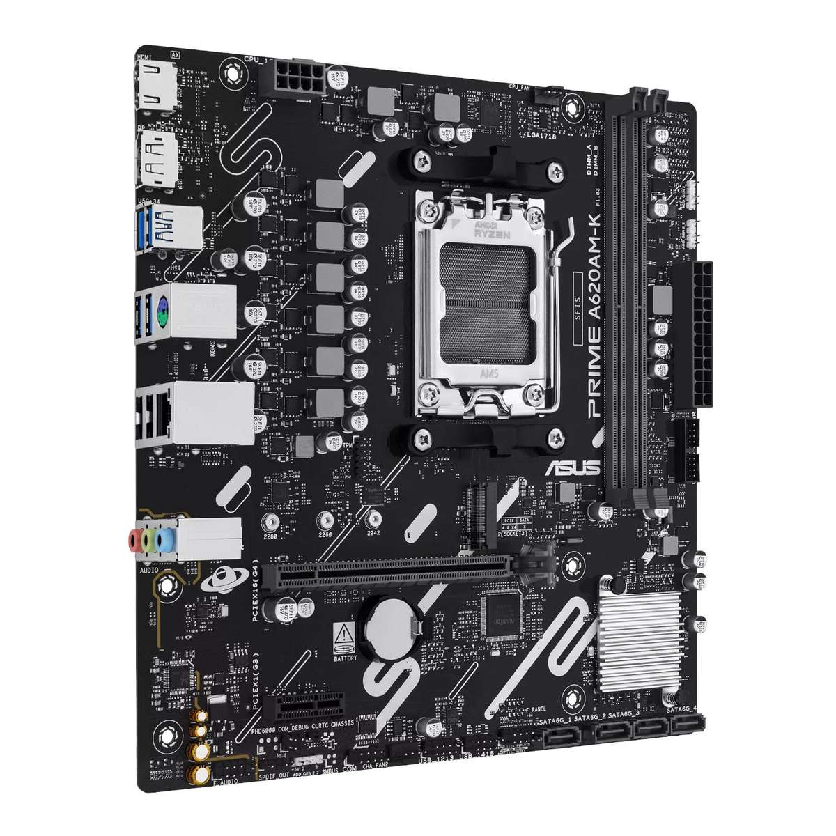 Asus PRIME A620AM-K AM5 M-ATX Motherboard