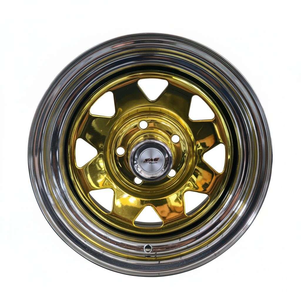 Mags & Wheels - 14 Inch Steel Mag Wheel Rims 14*7J 6 Hole - Gold ...
