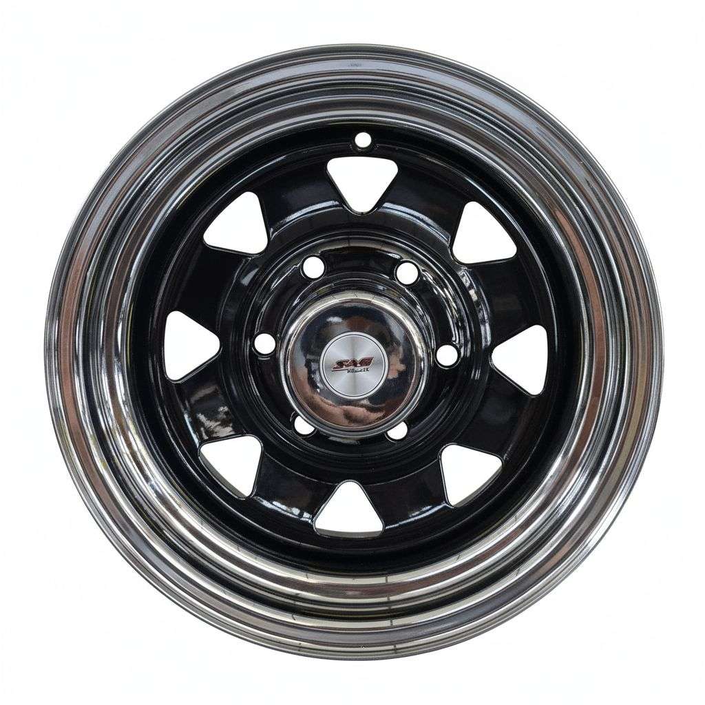 Mags & Wheels - 14 Inch Steel Mag Wheel Rims 14*7J 6 Hole - Black ...