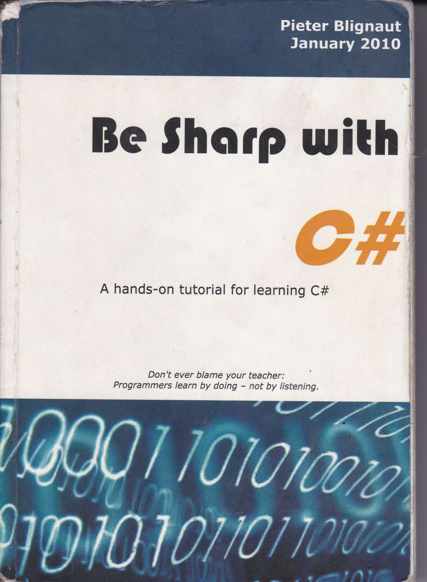 Medicine - BE SHARP WITH C SHARP 2010 SECONDHAND - BLIGNAUT,P was ...