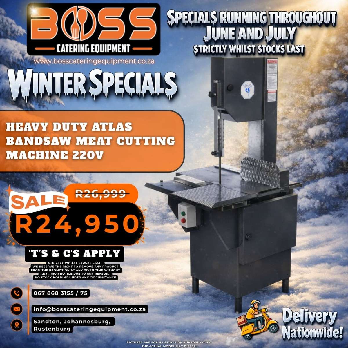 Kitchen Equipment & Supplies - Heavy Duty Atlas Bandsaw Meat Cutting ...