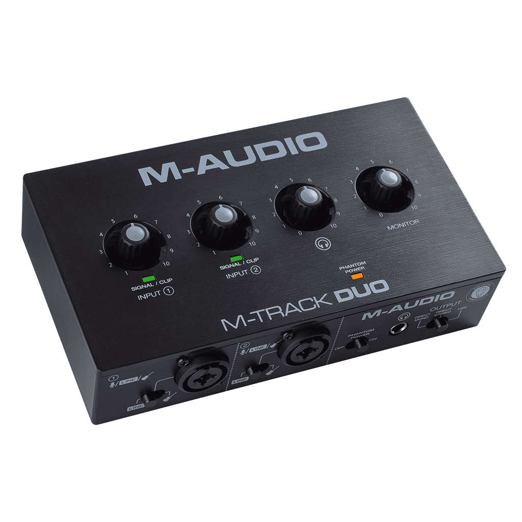 Studio Monitors - M-Audio M-Track Duo USB Audio Interface for sale in ...