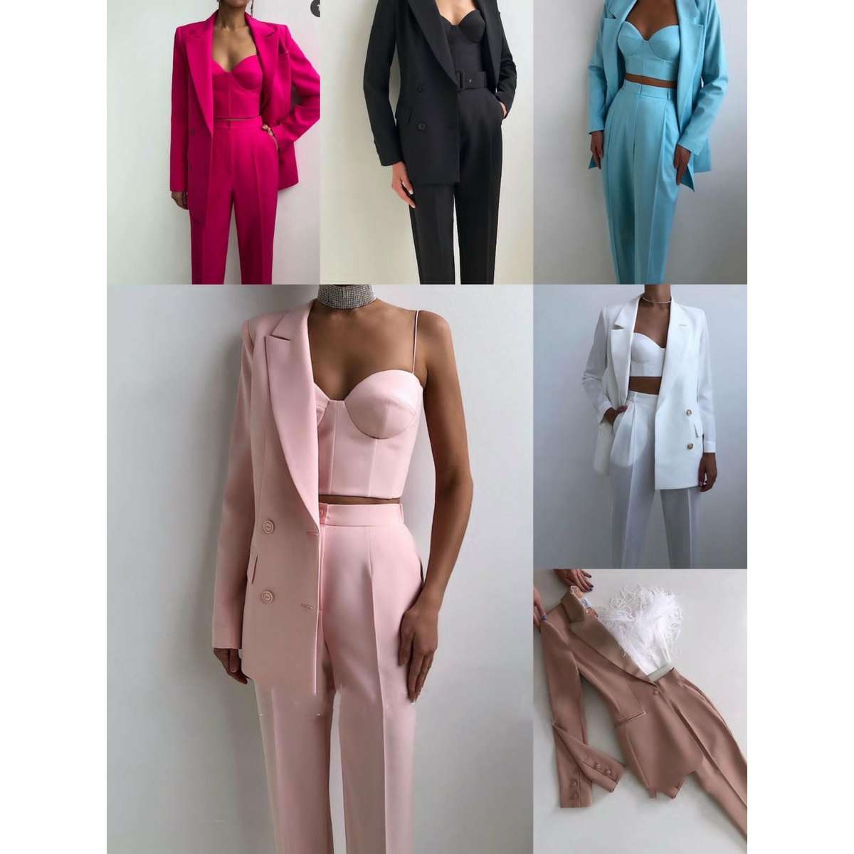 Womens designer suits sale on sale