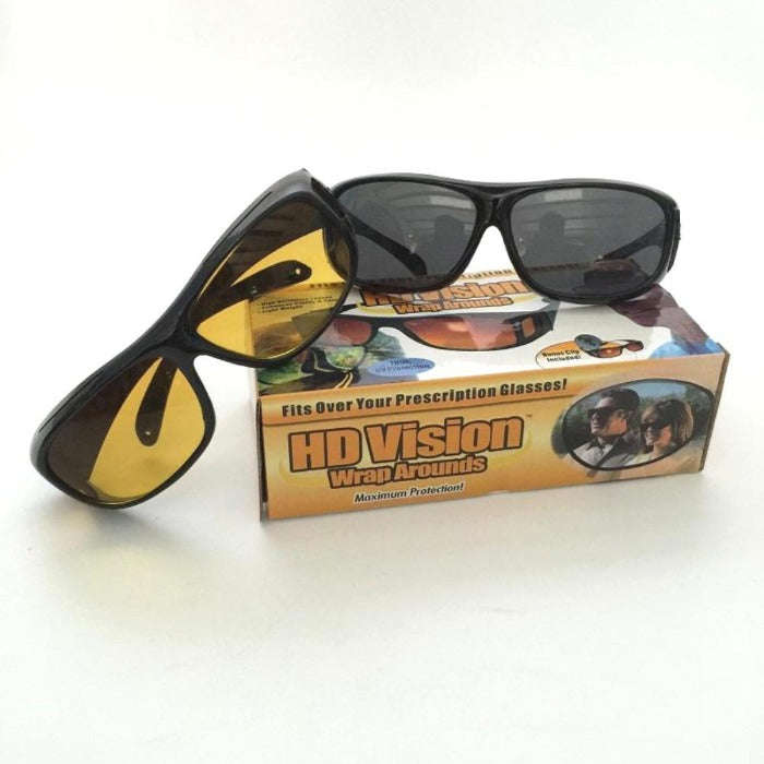 Hd vision wraparounds anti glare glasses store
