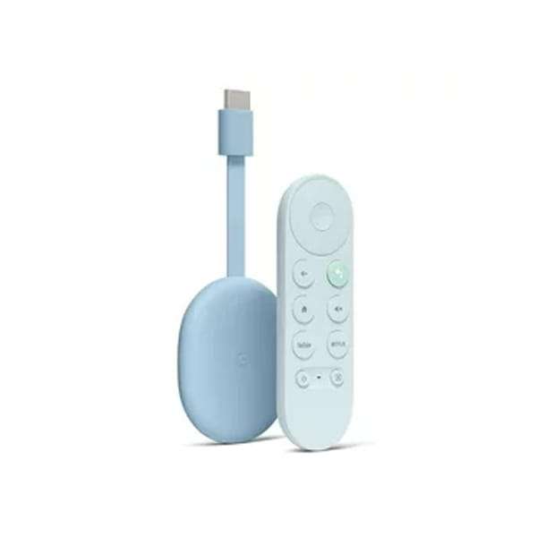 Smart Speakers - Google Chromecast 4K With Google TV Sky Blue was
