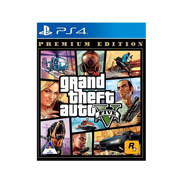 Games - Grand Theft Auto V Premium Edition (GTA V) (PS4) for sale