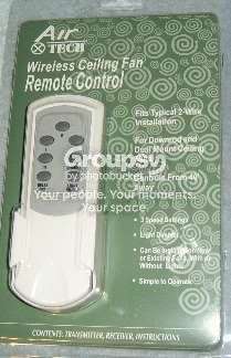 Other Gadgets - Air Tech Wireless Ceiling Fan and Light Remote Control ...
