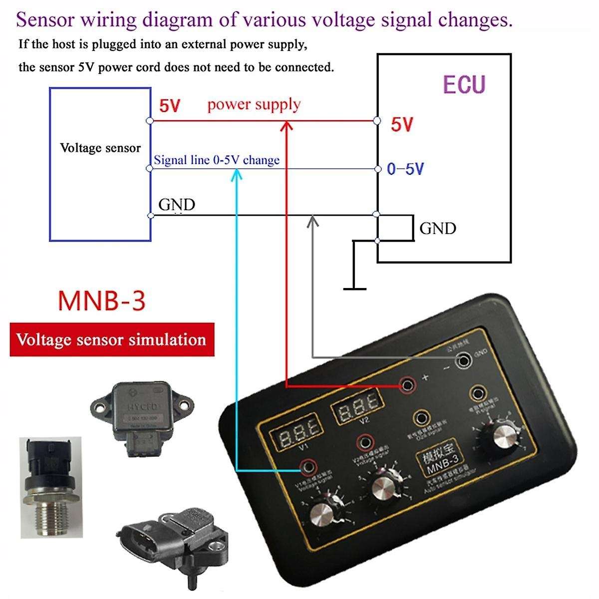 Sensor Signal Off Other - Car Ecu Tester Automotive Sensor Signal Simulator Car Oxygen ...