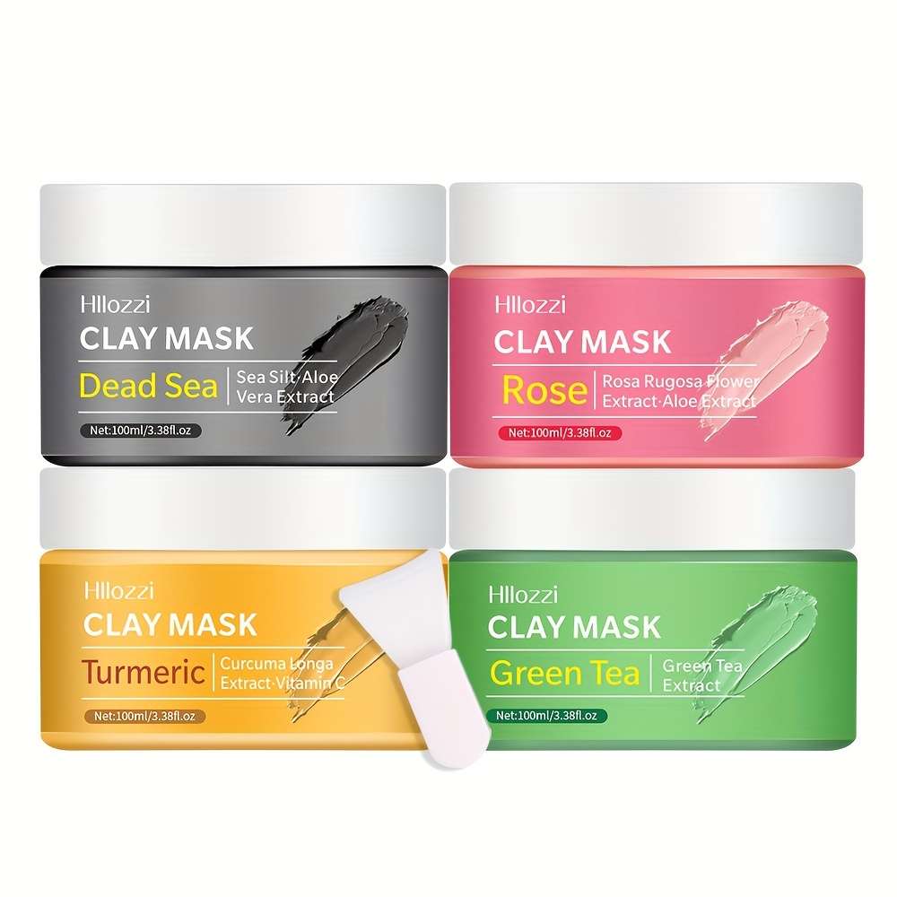 Mask Aitems Face - Facial Mask Items 100Ml 3.38Fl.Oz 4Pcs Clay Mask was listed for ...
