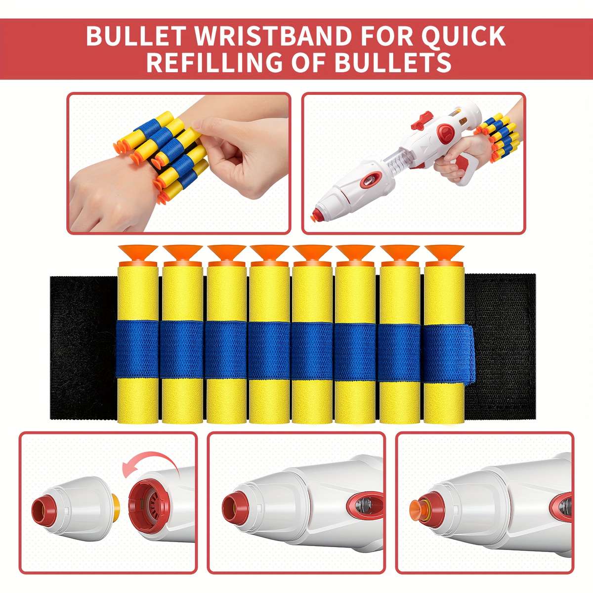 Other Toys - Air Powered Toy Gun Set Foam Darts Eva Foam Blaster Kids ...