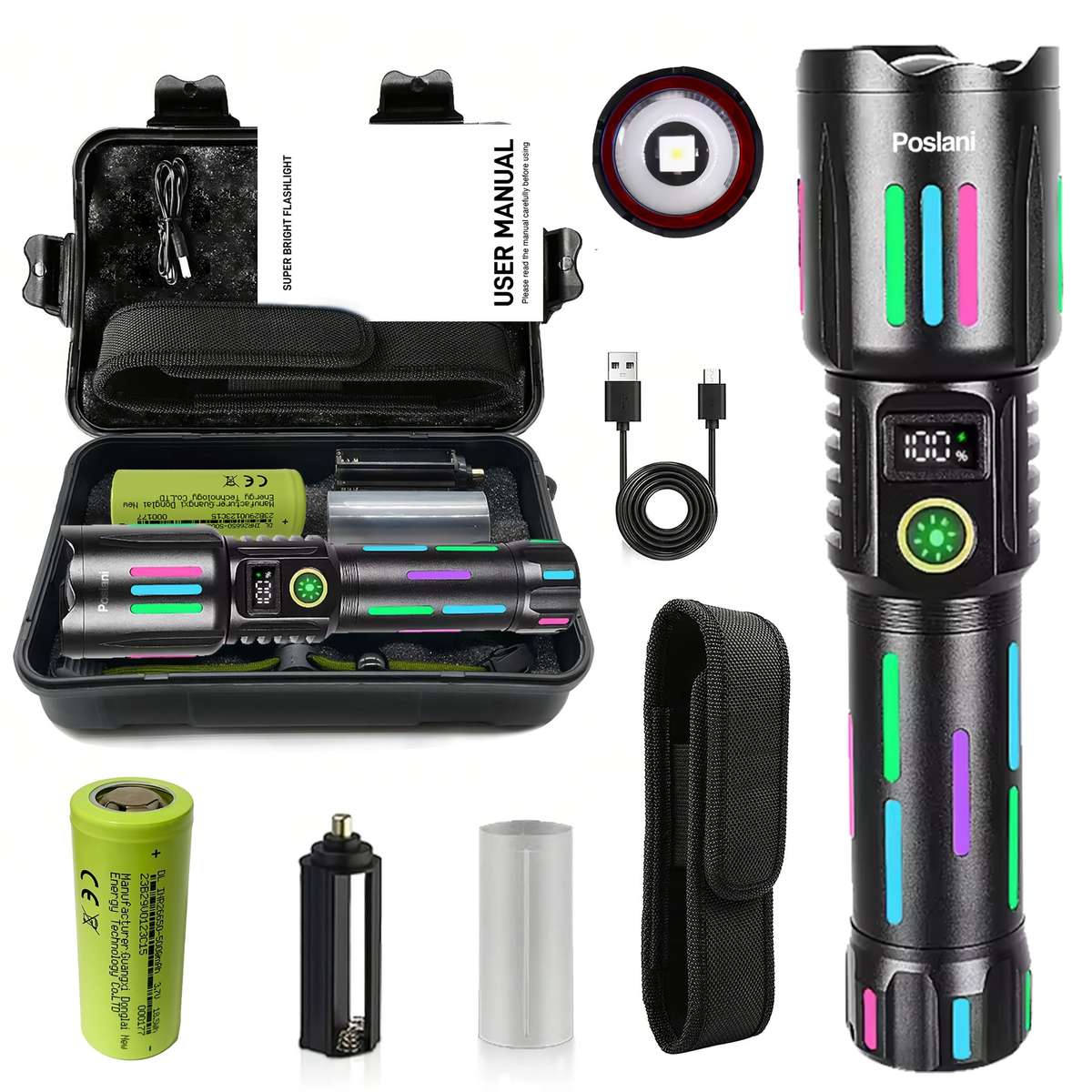 Torches & Headlamps - Ultra Poslani Led High Lumens Rechargeable ...