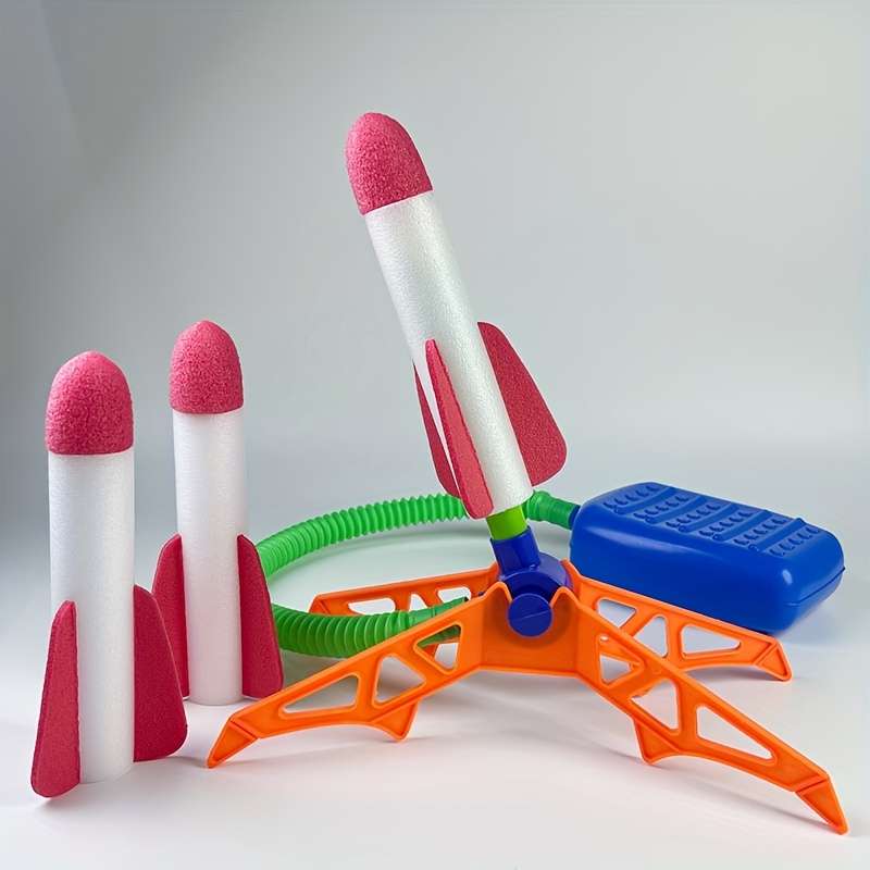 Other Toys - Toy Rocket Launchers With Foam Rockets And Foot Pump Air ...