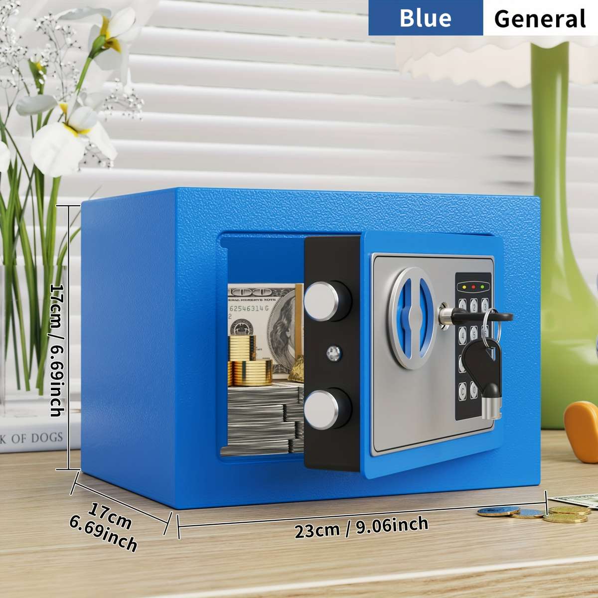 Safes - Safe Color 17E Blue No Coin Required for sale in Outside South ...