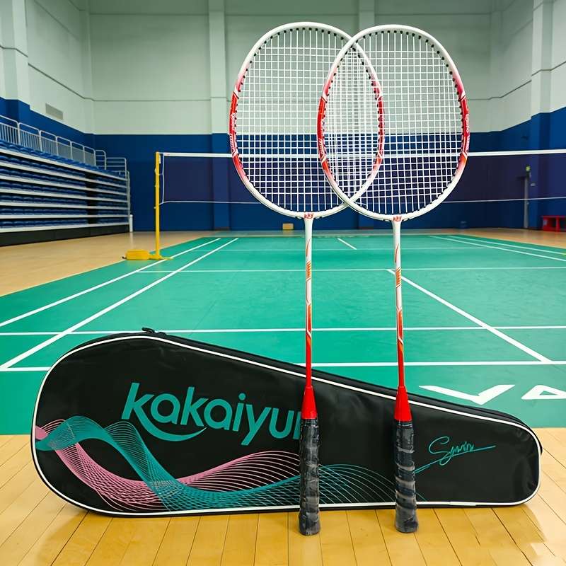Rackets - Badminton Racket Color Badminton Racket*2Badminton Bag*1 Red ...
