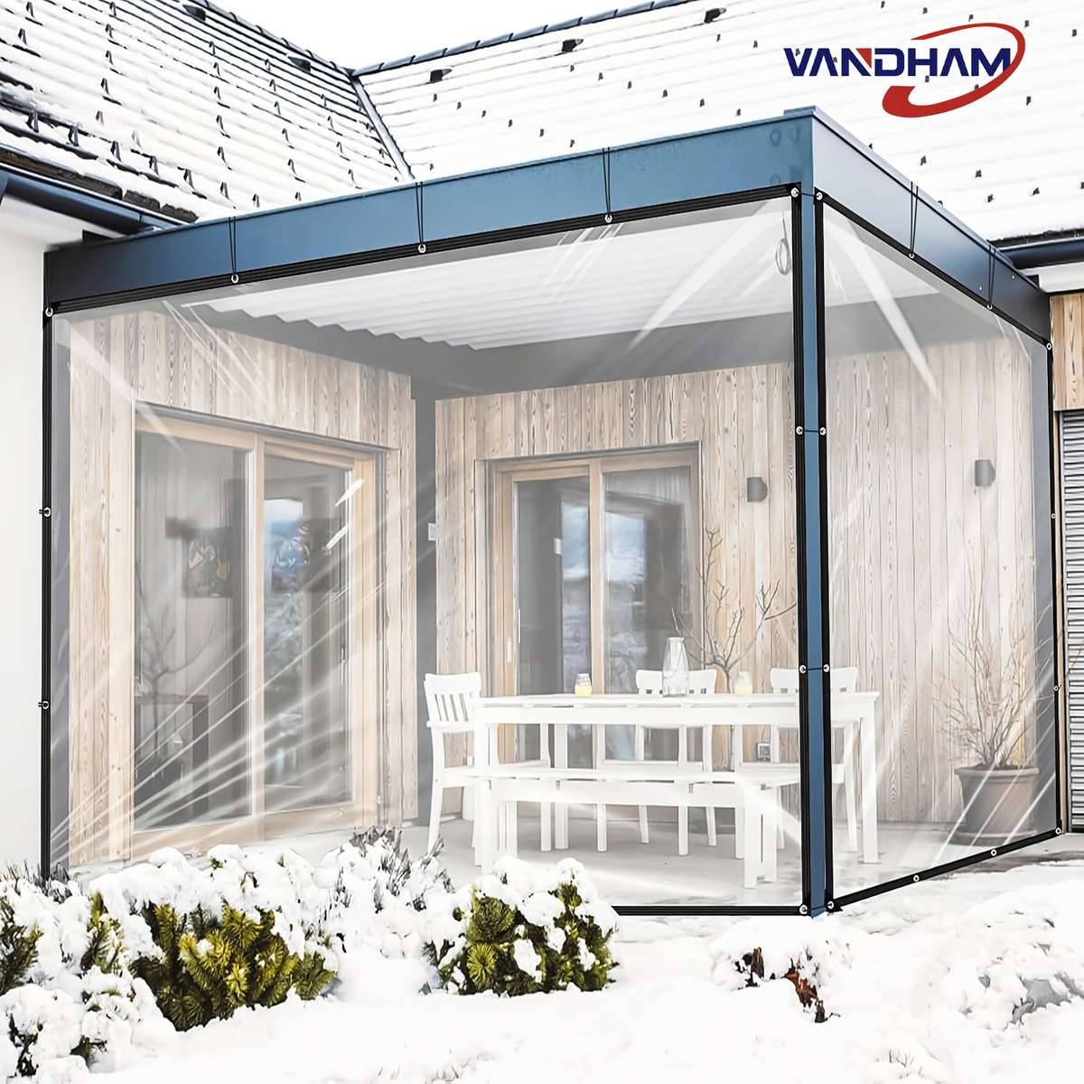 Awnings & Canopies - Transparent Rainproof Fabric Size 2M X2M was ...