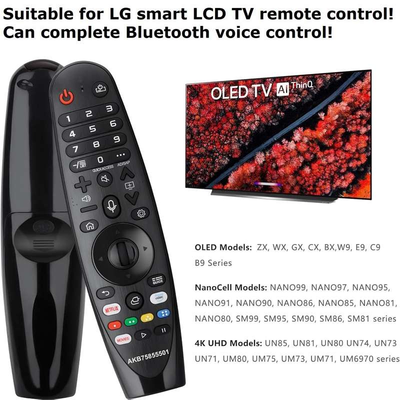 Remote Controls - For LG TV Bluetooth Handheld Infrared Voice Multi ...
