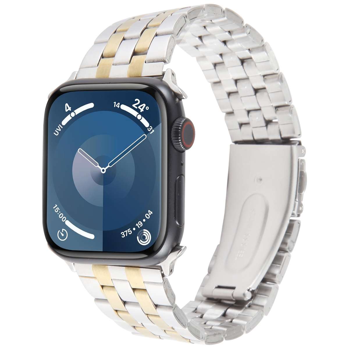 Silver stainless steel apple watch 4 discount