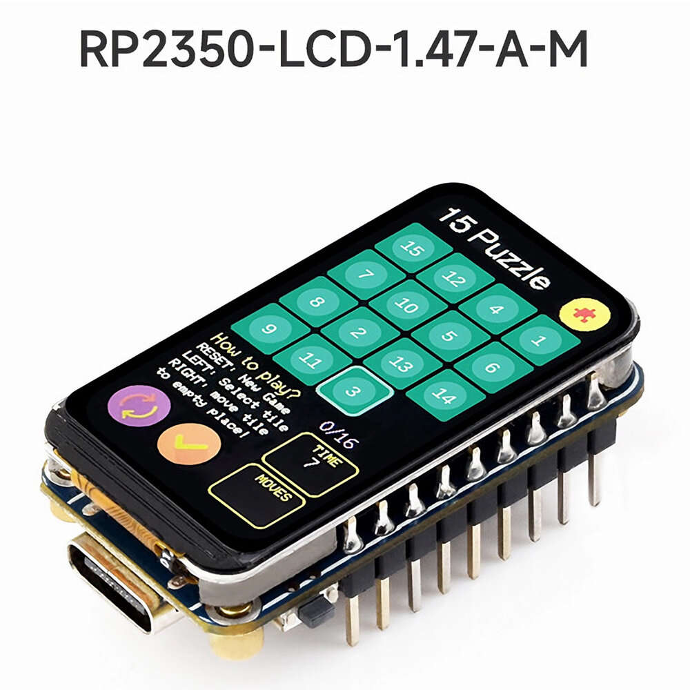 Modules - Type-A Soldered - RP2350 1.47inch Display Development Board ...