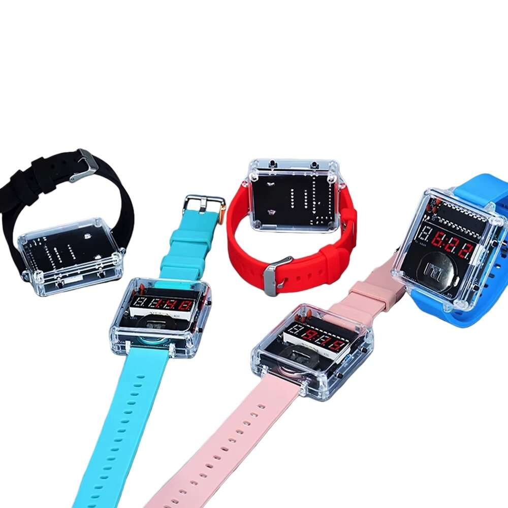 Doll House Miniatures - Lake Blue - T15 DIY LED Digital Watch Kit ...