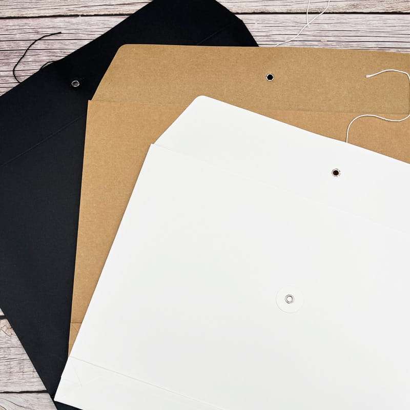 Binding Machines & Supplies - Kraft String Envelope File Folders A4 ...