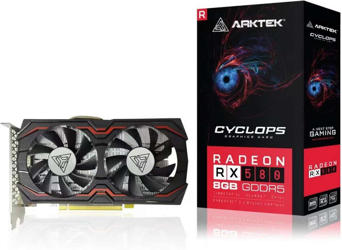 Graphics & Video Cards - Arktek Graphics Card AMD Radeon RX580, 8GB ...