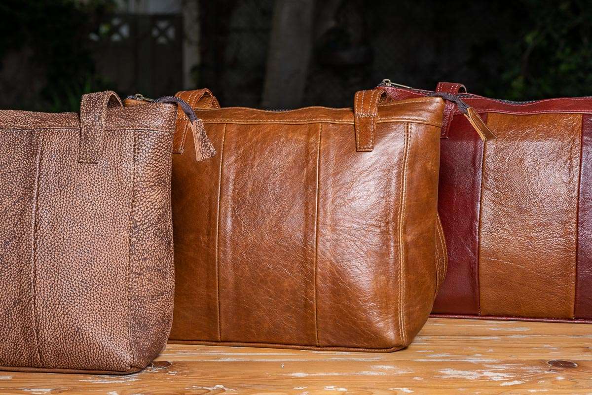 Dirty leather bags hot sale