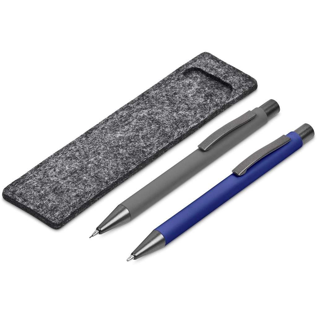 Pens & Pencils - Omaha Ball Pen and Pencil Set - blue (AM-1194) for ...