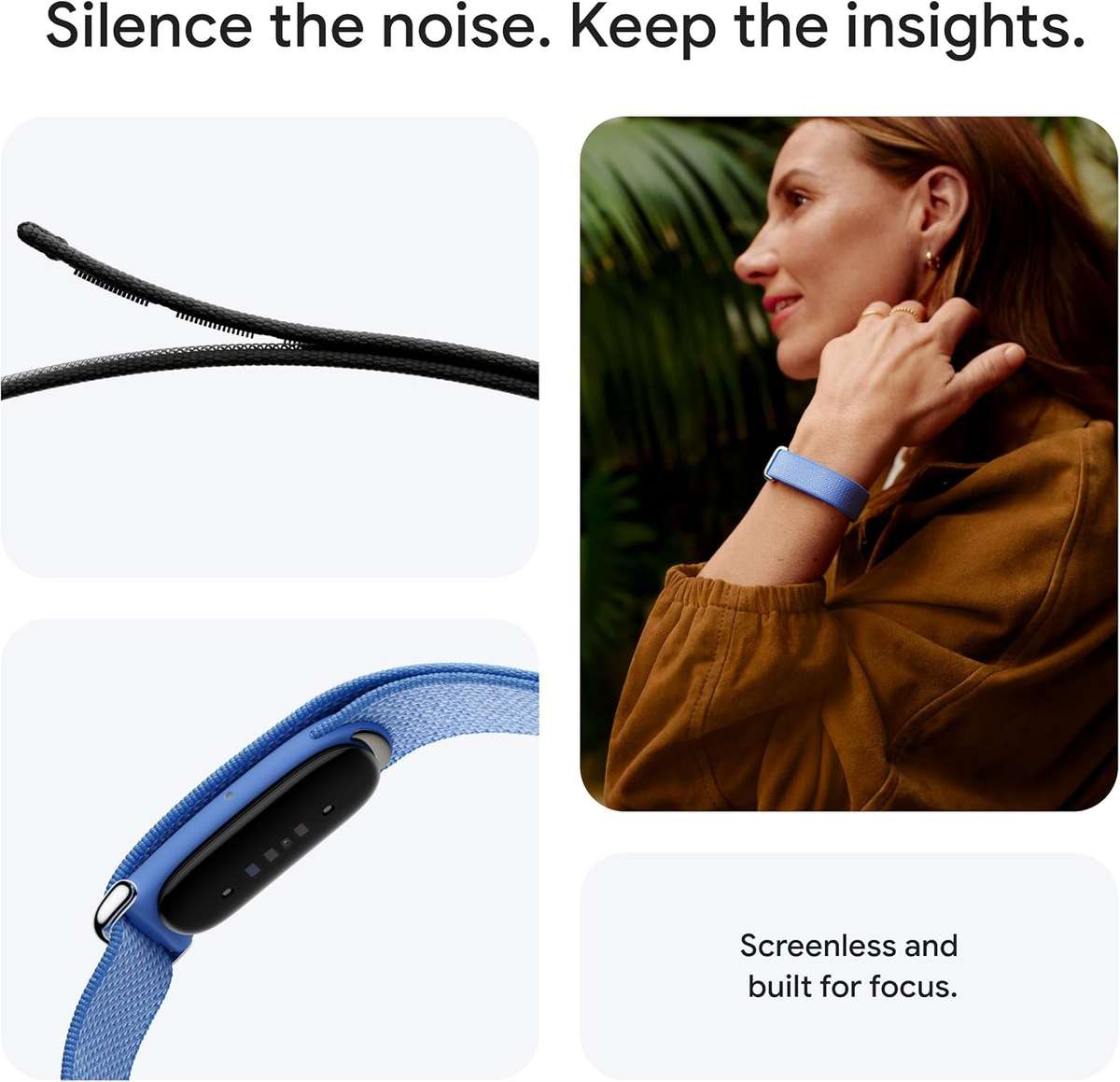 Smart Watches - Google Fitbit Air Fitness Tracker | Screenless Health ...
