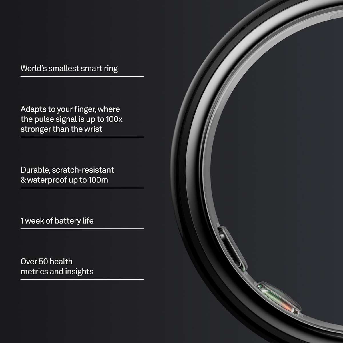 Smallest Ring Rings - Oura Ring 5 | Powerful Health Intelligence In The World's ...