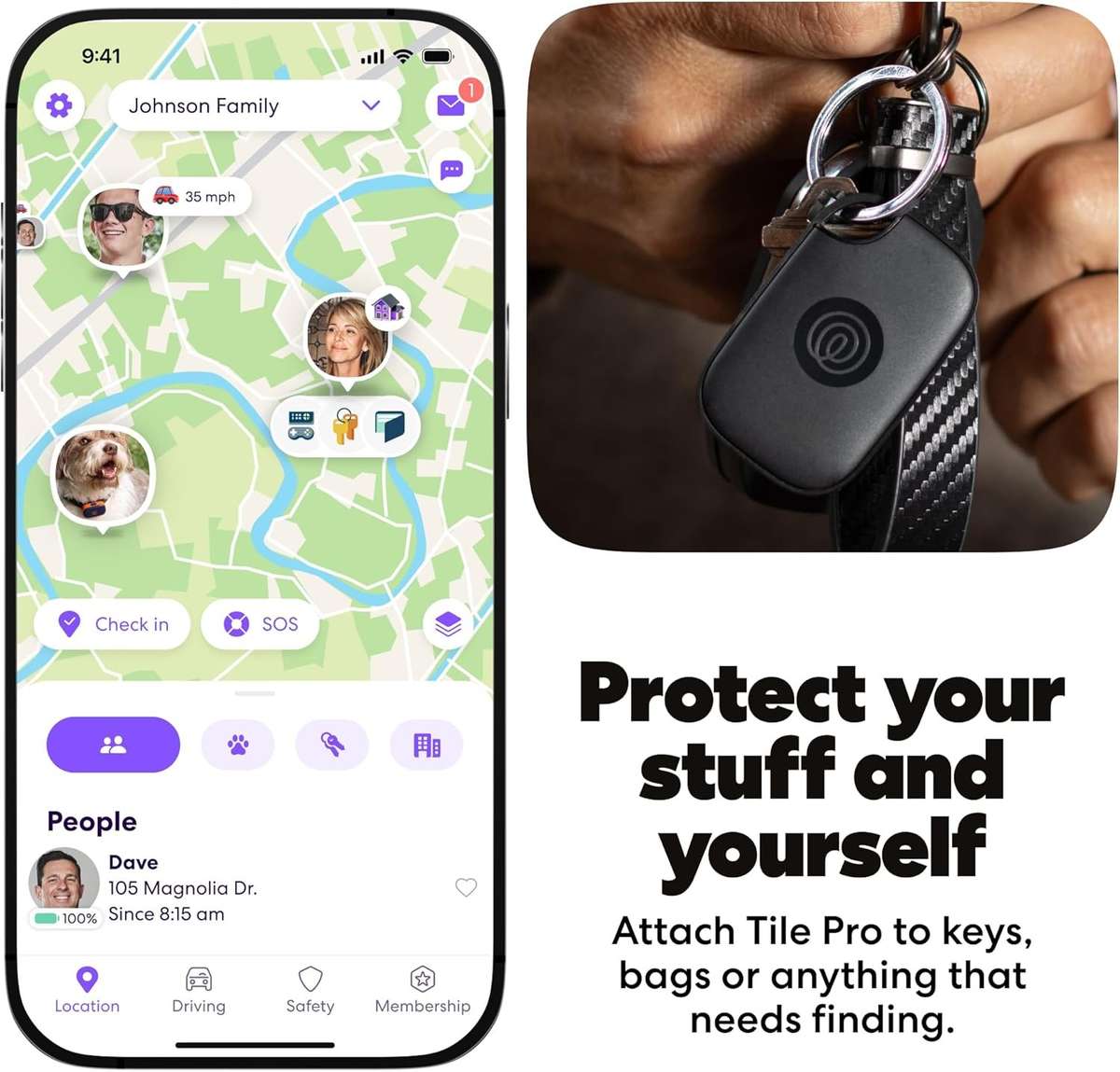 Immobilizers - Life360 Tile Pro Bluetooth Tracker | Track Smarter- Find ...