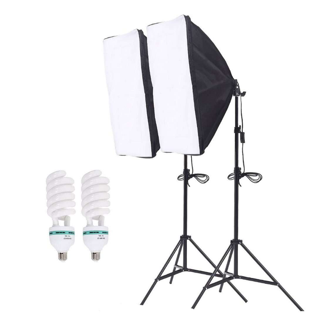 Other Flashes & Accessories - Studio Light Kit 2 x 150w CFL Lights with ...