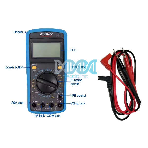 Multimeter - Digital Multimeter - DT9208A for sale in Vereeniging (ID ...