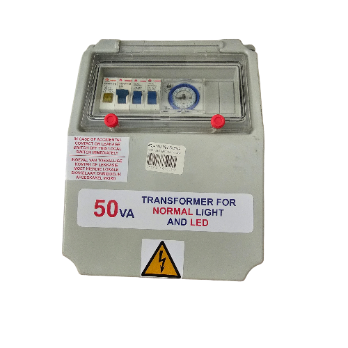 AquaMax 18VA Pool Distribution Box Waterproof Timer Circuit Breaker Analogue Outdoor Use main image 1