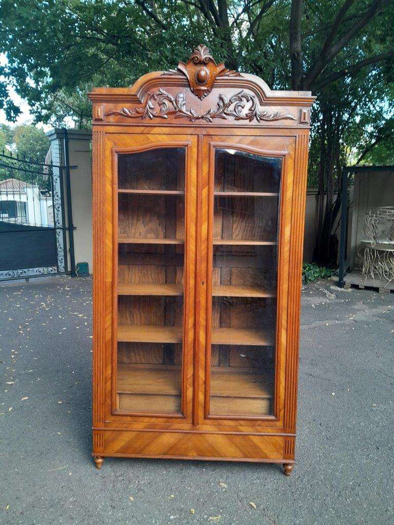 Bookcases - A 19th Century French Rococo Style Bookcase with Bevelled ...