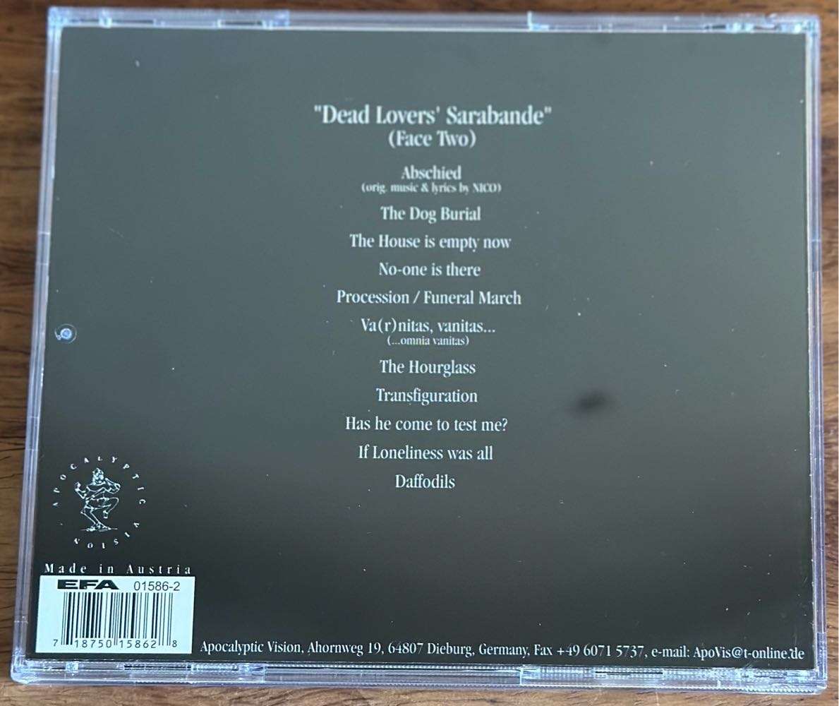 Sopor Aeternus & the Ensemble of Shadows - Dead Lovers' Sarabande (Face Two)