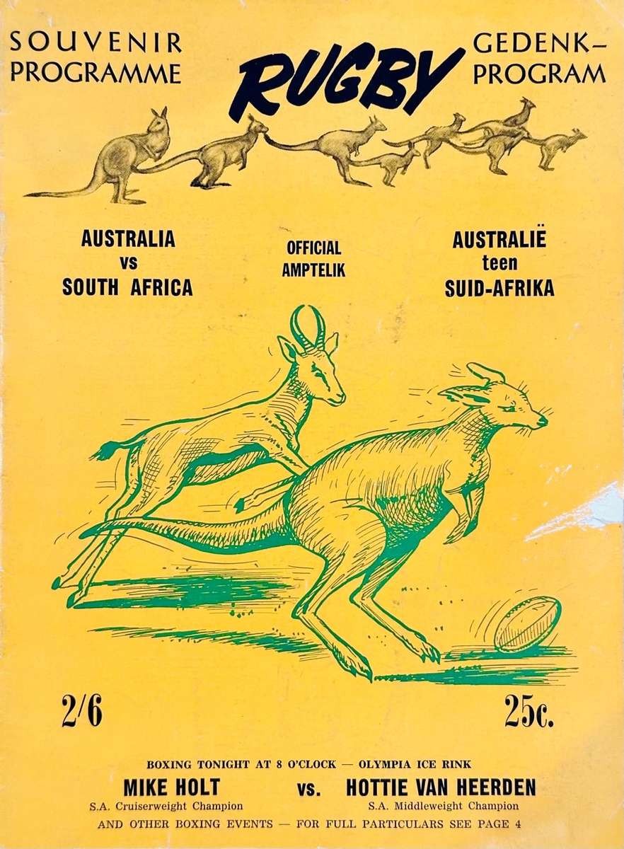 Vintage Rugby Books and Tour Programmes (Rare Find)