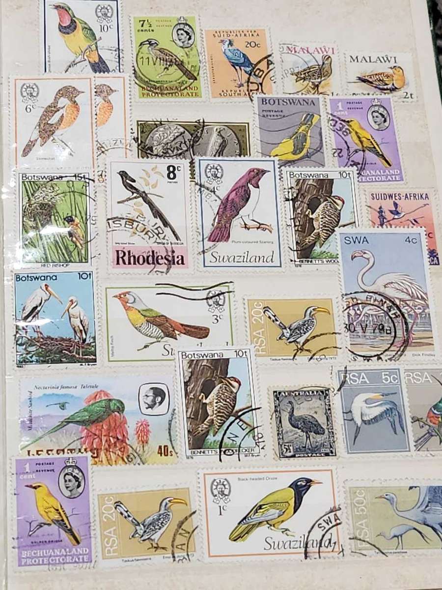 Bird thematics in small used Kek album (75% filled) - Incredible selection in lovely used album