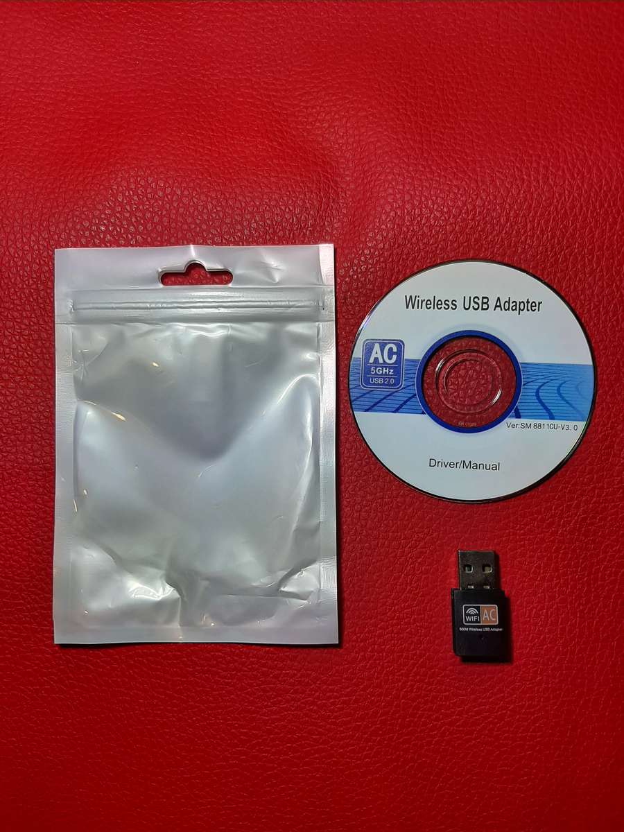 600Mbps High Speed 2.4G / 5G USB Wireless Wi-Fi Receiver Dongle with CD driver