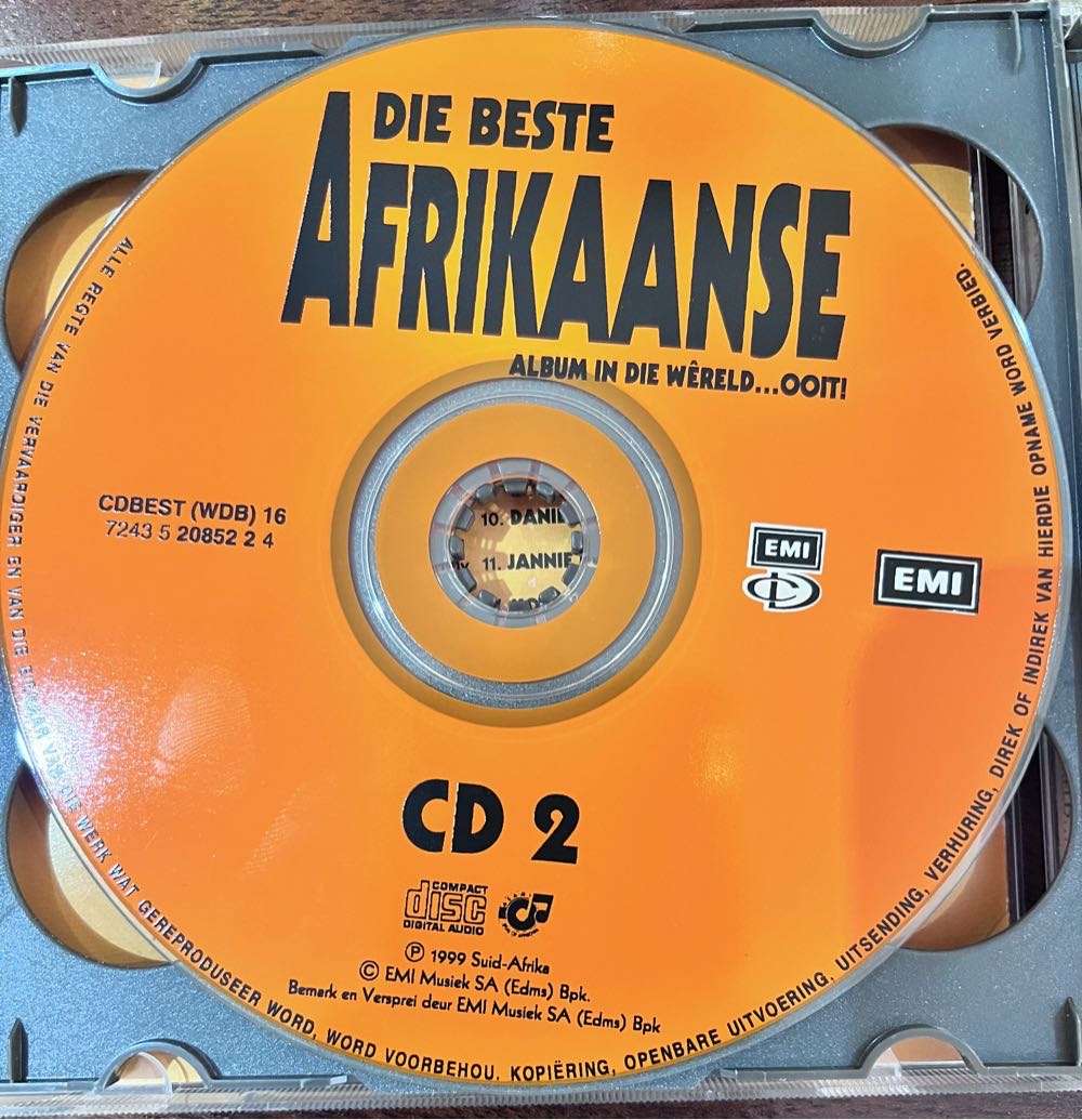 Die Beste Afrikaanse Album in die Wêreld  ooit - dubbel CD (CDBEST (WDB) 16)