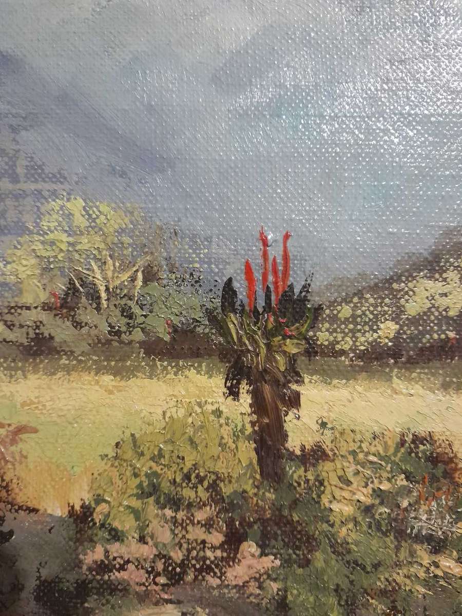 Don Benzien Oil Painting (Newly Framed)