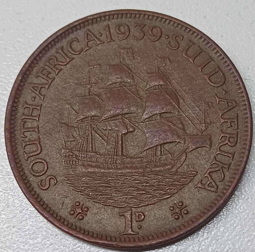 Rare 1939  Fiber 1Penny in good Condition