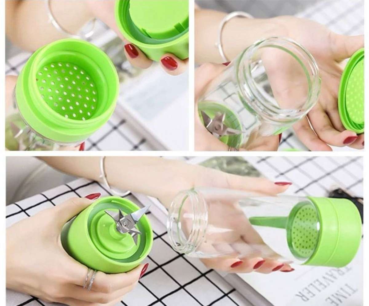 Portable Smoothie Blender, Juicer set of 3 pink ***UNBOXED DEAL***