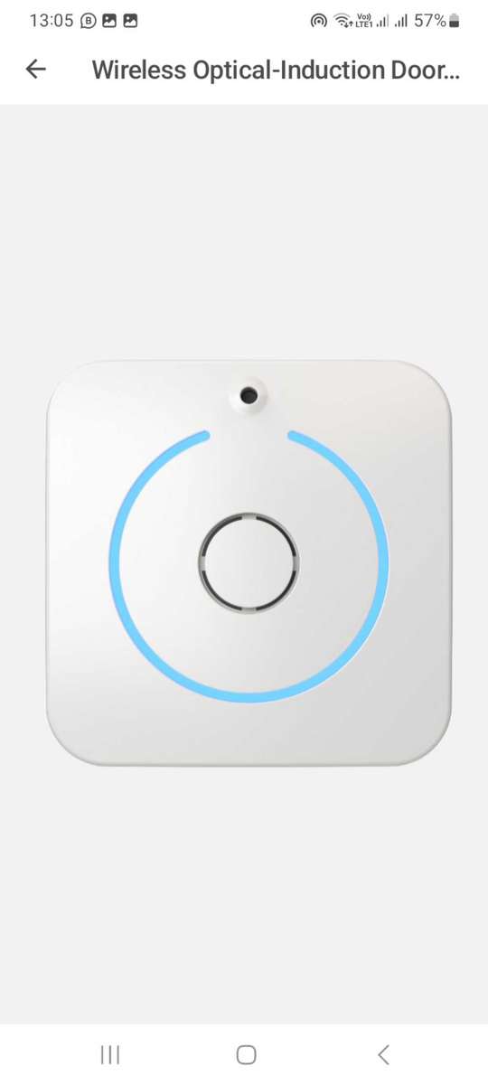 Ellies wireless security door chime/bell.