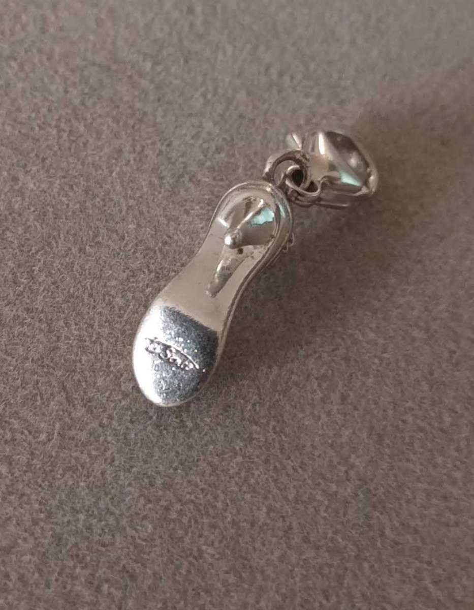 GORGEOUS  STERLING SILVER &CZ TI SENTO MILANO CHARM 3.13g