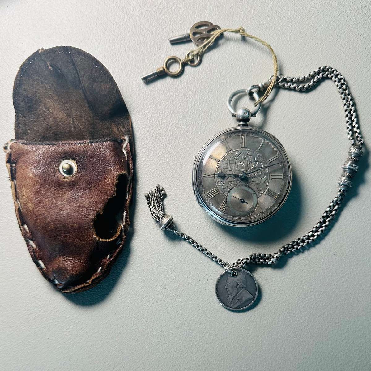 Silver Pocket Watch 1869 - Boer War & President Paul Kruger Family Related