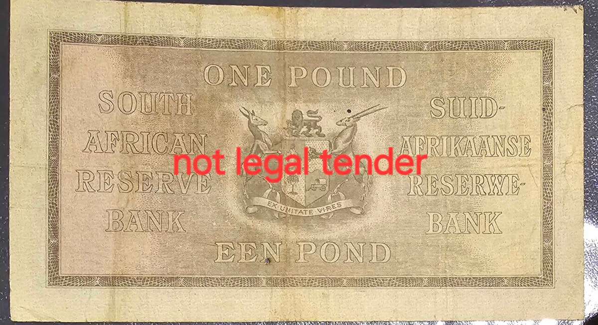 Rare Postmus £1 note
